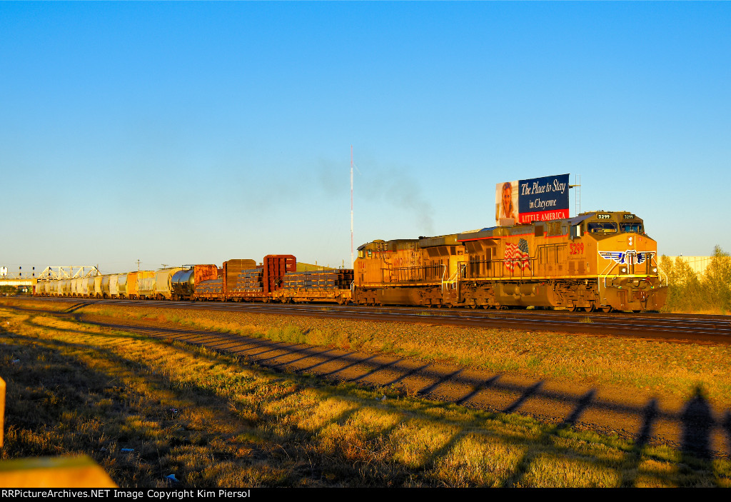 UP 5299 WB Laramie Sub